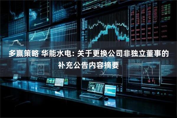 多赢策略 华能水电: 关于更换公司非独立董事的补充公告内容摘要
